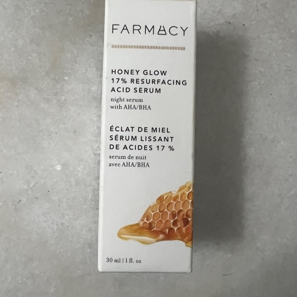 NWT Pharmacy Honey Glow 17% AHA + BHA Resurfacing Acid Serum Full Size - Picture 7 of 10